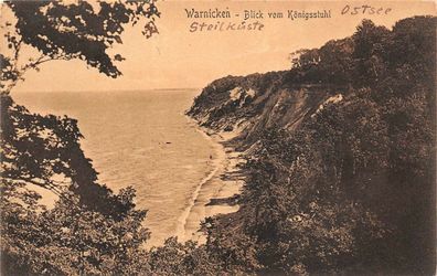 Warnicken Blick vom Königsstuhl Ostpreußen AK 1910