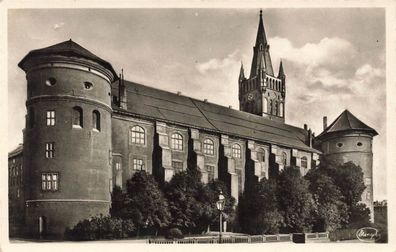 Ansicht Schloss in Königsberg Ostpreussen Postkarte AK