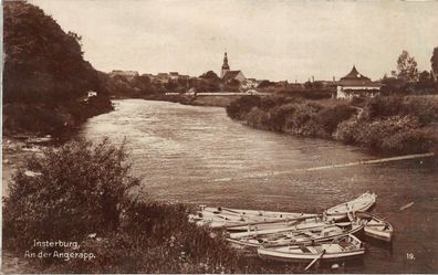 Insterburg An der Angerapp Postkarte AK 1929