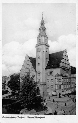 Allenstein/Ostpr. (Olsztyn) Rathaus AK 1936