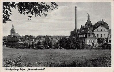 Bischofsburg Ostpr. Gesamtansicht Postkarte AK