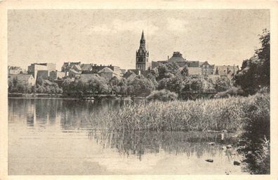 Blick auf Lyck Masurens Hauptstadt Postkarte AK