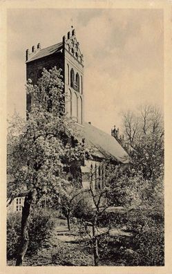 Ansicht Kirche in Gerdauen Ostpreussen Postkarte AK