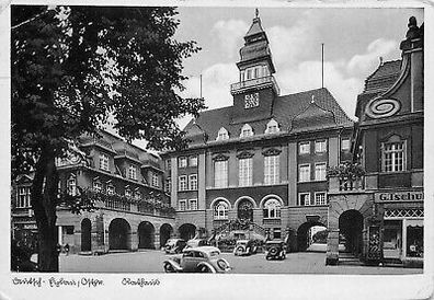 Deutsch-Eylau Ostpr. Rathaus Postkarte 1939