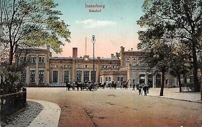 Insterburg Bahnhof Feldpostkarte AK 1915