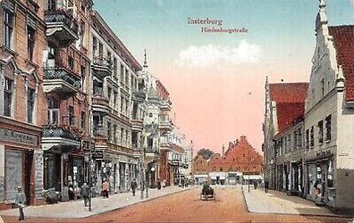 Insterburg Tschernjachowsk Isrutis Hindenburgstraße Litauen Feldpostkarte 1915