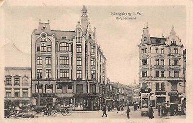 Königsberg i. Pr. Roßgärtermarkt AK 1916