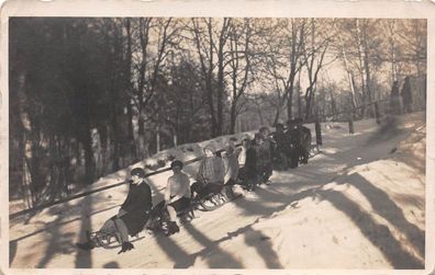 Memel Försterei Ostpreussen Fotokarte AK