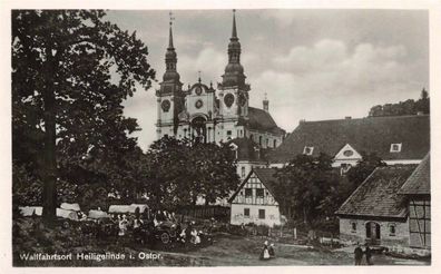 Wallfahrtsort Heiligelinde in Ostpreußen Swieta Lipka Postkarte AK