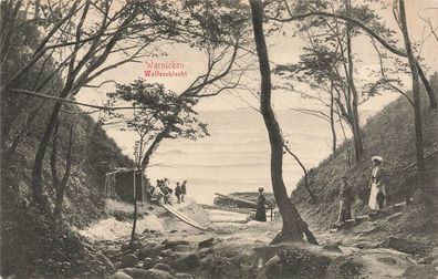 Wolfsschlucht in Warnicken Ostpreussen Postkarte AK 1910