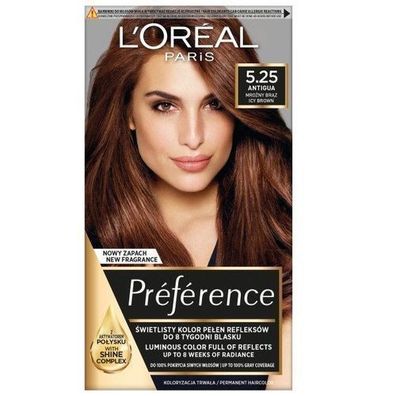 L'Oreal Paris Preference Haarfarbe 5.25 Antigua