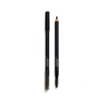 Gosh Augenbrauenstift 02 Soft Black, 1.2g mit integrierter Bérste