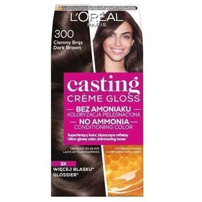 L'Oréal Casting Creme Gloss 300 Dunkelbraun 48ml+72ml+60ml