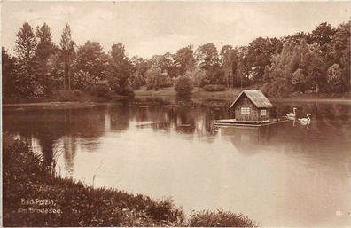 Bad Polzin Am Brodesee Postkarte AK 1930