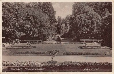 Bad Polzin Kurpark-Konzertplatz Postkarte AK 1930