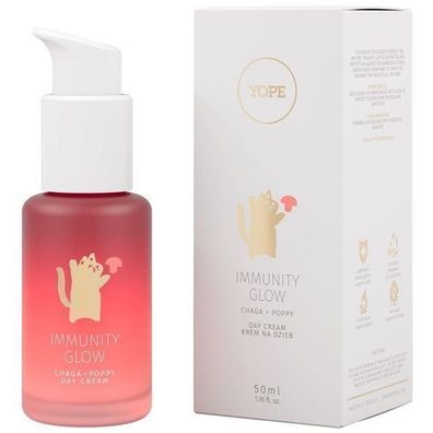 Yope Immunity Glow Tagescreme Chaga + Mohn, 50 ml