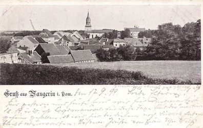 Gruß aus Wangerin i. Pom. (Wegorzyno) Postkarte AK 1899