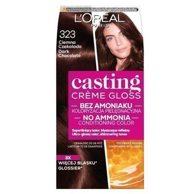 L'Oreal Paris Casting Farbe 323 Dunkle Schokolade