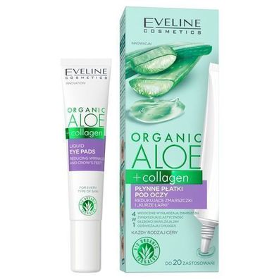 Eveline Cosmetics Aloe + Collagen Augenpads 20 ml