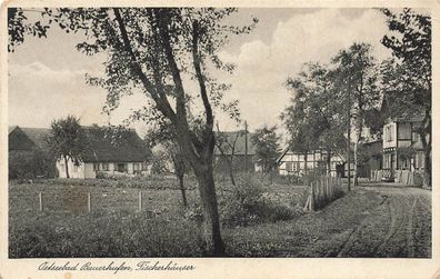 Ostseebad Bauerhufen Chlopy Fischerhäser Pommern Postkarte