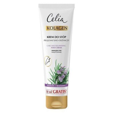 Celia Kollagen Fußcreme mit Rosmarin, 125 ml