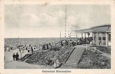 Ostseebad Grossmöllen Postkarte 1937