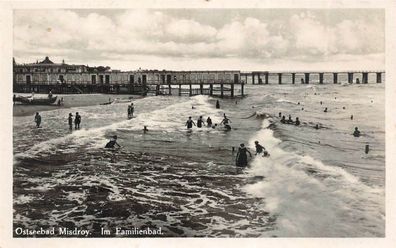 Ostseebad Misdroy Im Familienbad Postkarte