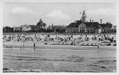 Ostseebad Swinemünde (Swinoujscie) Kurhaus Postkarte