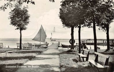 Ostseebad Dievenow Am Bodden Postkarte AK 1936