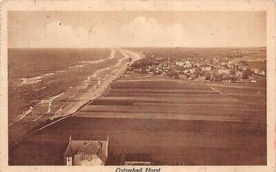 Ostseebad Horst Luftaufnahme Postkarte AK 1928