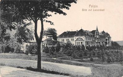 Polzin / Polczyn-Zdrój Pommern Blick auf Luisenbad Postkarte 1918