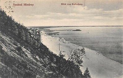 Seebad Misdroy Blick vom Kaffeeberg Postkarte AK 1919