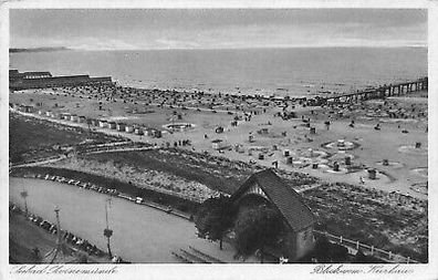 Seebad Swinemünde, Blick vom Kurhaus Postkarte 1938