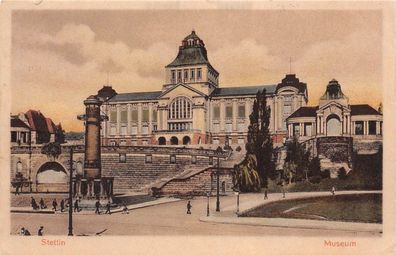 Stettin (Szczecin) Museum Postkarte AK