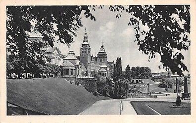 Stettin Blick auf Hakenterrasse Feldpostkarte AK 1941