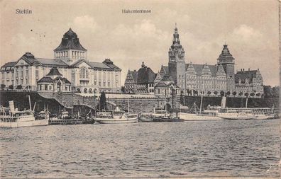 Stettin Hakenterrasse Feldpostkarte AK 1916