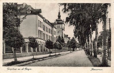 Treptow Rega Trzebiatów Kaserne Postkarte 1942