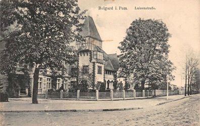 AK Belgard / Bialogard Pommern Luisenstrasse 1918