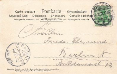 Ansicht von Ostseebad Misdroy Pommern Postkarte AK 1903