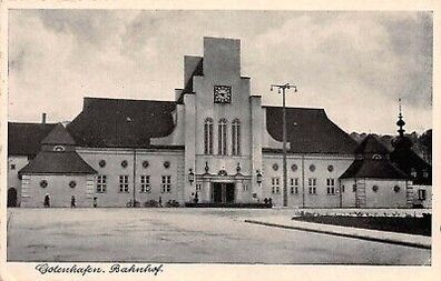 Gothenhafen (Gdynia) Bahnhof Feldpostkarte