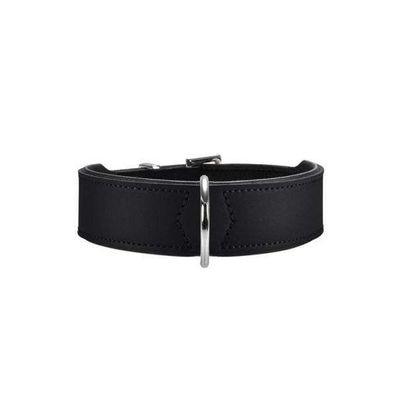 Hunter Halsband Basic 50 nickel, Hals 35-43 cm schwarz