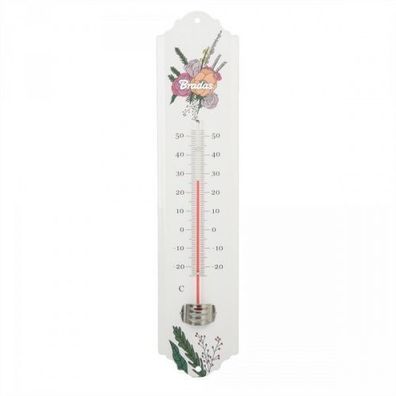 Metall Außen Thermometer 30cm Gartenthermometer Bradas 9691