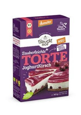 Bauck Mühle 3x Joghurt Kirsch Torte Demeter 365g