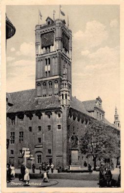 Thorn Westpreussen Wegweiser, Schilder Postkarte 1941