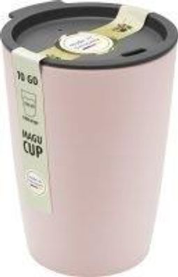 Magu Trinkbecher "Coffee to Go" pink cherry Natur-Design 140465