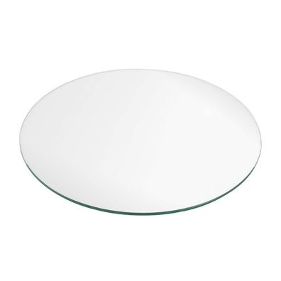 Glasplatte TERRY 40cm Rund ESG Gehärtetes Glas Scheibe Platzteller Bodenplatte