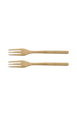 ASA 2er Set Gabeln, natur WOOD L. 15 cm, B. 1,8 cm, H. 1,2 cm 53911970 Neuheit