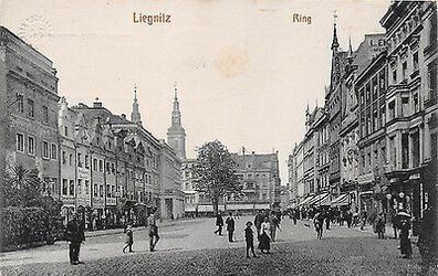 Liegnitz Ring , olizei , trasse , eschäfte gelaufen 1915