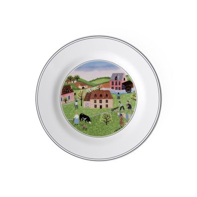 Villeroy & Boch Vorteilset 6 Stück Design Naif Brotteller Mühle Premium Porcelain