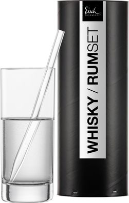 EISCH Whisky/Rum Pipetten Set 999/19 klar Geschenkröhre Gentleman 86599919